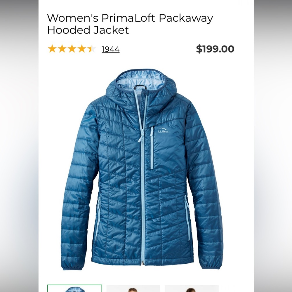 Women's PrimaLoft Packaway Hooded Jacket